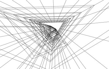 soyut mimari duvar kağıdı, dijital arkaplan