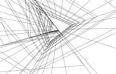 soyut mimari duvar kağıdı, dijital arkaplan