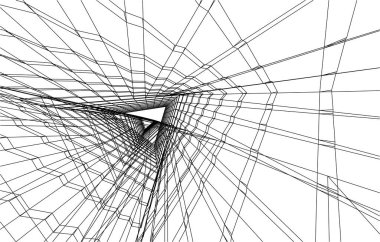 soyut mimari duvar kağıdı, dijital arkaplan