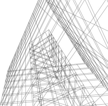 soyut mimari duvar kağıdı, dijital arkaplan