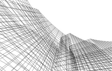 soyut mimari duvar kağıdı, dijital arkaplan