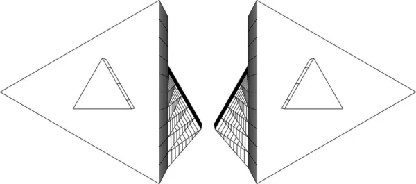 建筑墙纸摘要 数码背景 — 图库矢量图片