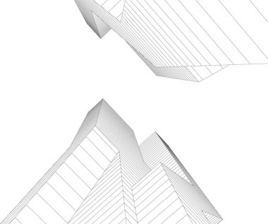 soyut mimari duvar kağıdı, dijital arkaplan