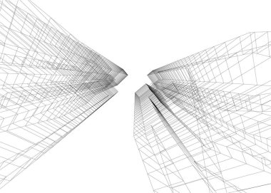 soyut mimari duvar kağıdı, dijital arkaplan