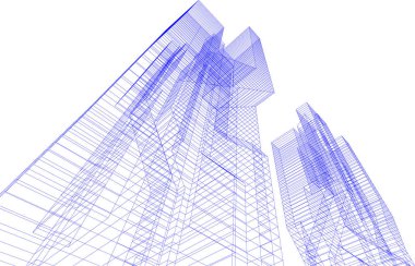 soyut mimari duvar kağıdı, dijital arkaplan