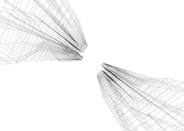 soyut mimari duvar kağıdı, dijital arkaplan