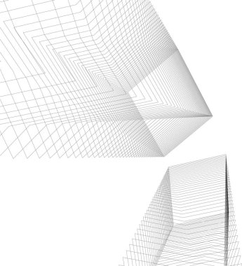 soyut mimari duvar kağıdı, dijital arkaplan