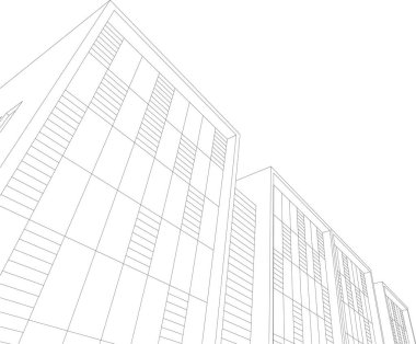 soyut mimari duvar kağıdı, dijital arkaplan