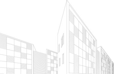 soyut mimari duvar kağıdı, dijital arkaplan