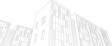 soyut mimari duvar kağıdı, dijital arkaplan