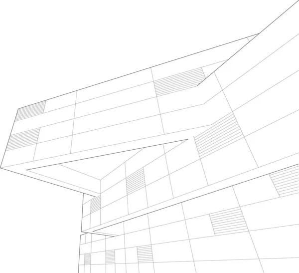 Абстрактные Архитектурные Обои Цифровой Фон — стоковый вектор