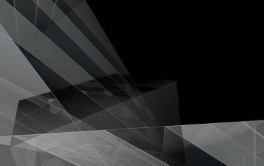 3D mimari illüstrasyon, soyut duvar kağıdı