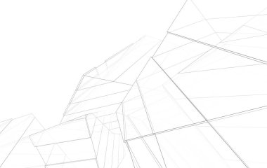çizilmiş mimari çizimler, soyut duvar kağıtları