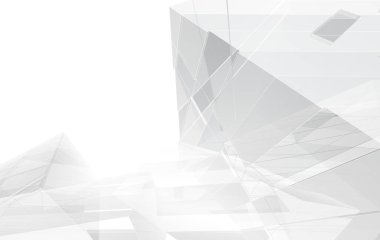 3D mimari illüstrasyon, soyut duvar kağıdı