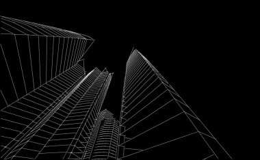 astarlı 3D mimari sanat, dijital duvar kağıdı