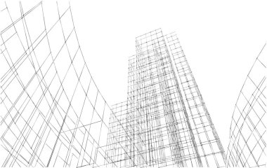 astarlı 3D mimari sanat, dijital duvar kağıdı