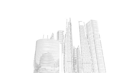 astarlı 3D mimari sanat, dijital duvar kağıdı