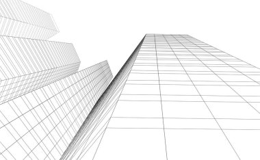 astarlı 3D mimari sanat, dijital duvar kağıdı