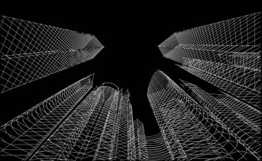 astarlı 3D mimari sanat, dijital duvar kağıdı