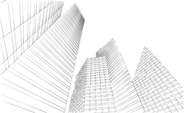 astarlı 3D mimari sanat, dijital duvar kağıdı