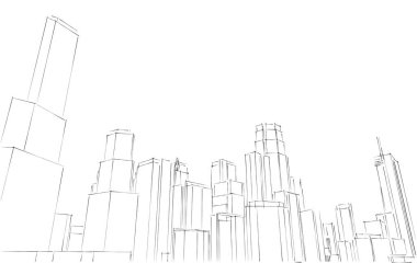 astarlı 3D mimari sanat, dijital duvar kağıdı