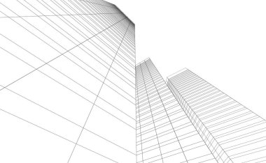 astarlı 3D mimari sanat, dijital duvar kağıdı