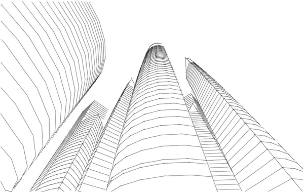 Podszewka Sztuka Architektoniczna Tapety Cyfrowe — Zdjęcie stockowe