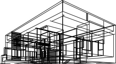 minimal 3d mimari proje, mimari sanat