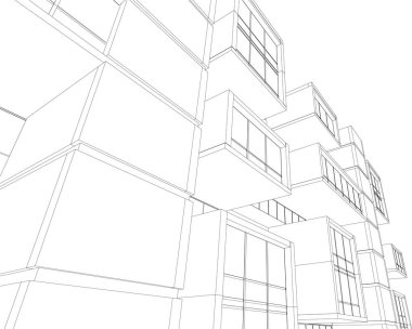 minimal 3d mimari proje, mimari sanat