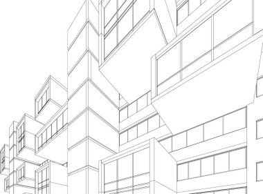 minimal 3d mimari proje, mimari sanat