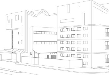 minimal 3d mimari proje, mimari sanat