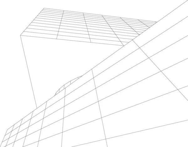 3D内衬建筑艺术 数码壁纸 — 图库矢量图片