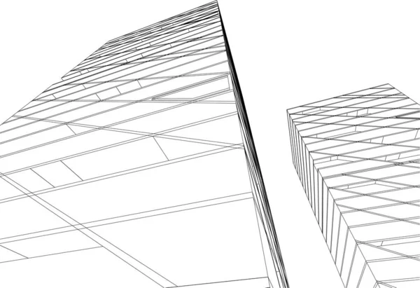 Podszewka Sztuka Architektoniczna Tapety Cyfrowe — Wektor stockowy