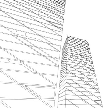 astarlı 3D mimari sanat, dijital duvar kağıdı