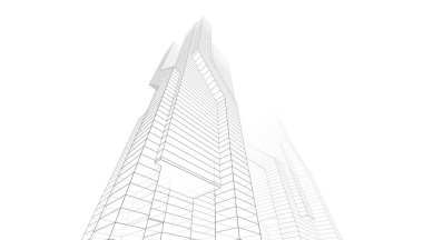 astarlı 3D mimari sanat, dijital duvar kağıdı