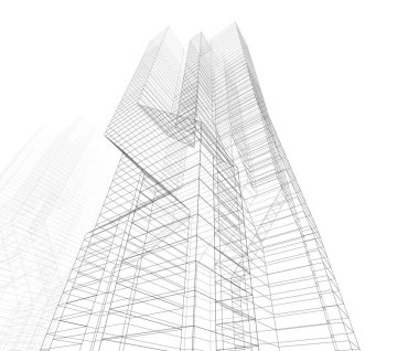 astarlı 3D mimari sanat, dijital duvar kağıdı