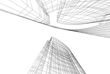 astarlı 3D mimari sanat, dijital duvar kağıdı