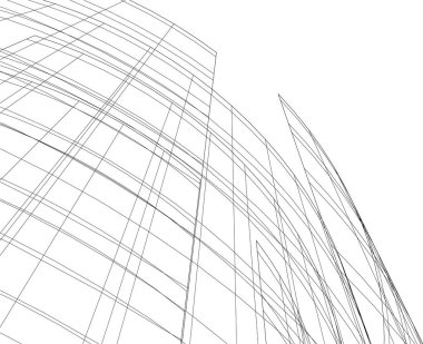 astarlı 3D mimari sanat, dijital duvar kağıdı