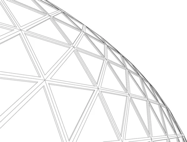 3D内衬建筑艺术 数码壁纸 — 图库矢量图片