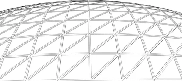 3D内衬建筑艺术 数码壁纸 — 图库矢量图片