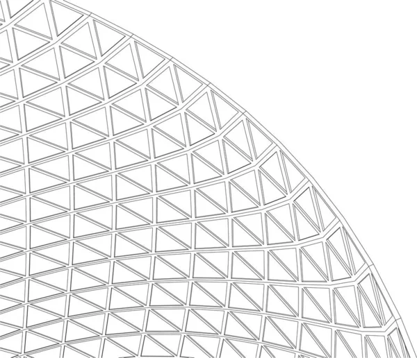 3D内衬建筑艺术 数码壁纸 — 图库矢量图片