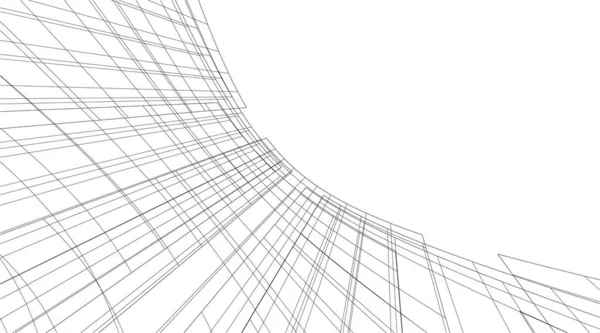 3D内衬建筑艺术 数码壁纸 — 图库矢量图片