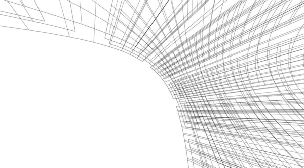 3D内衬建筑艺术 数码壁纸 — 图库矢量图片