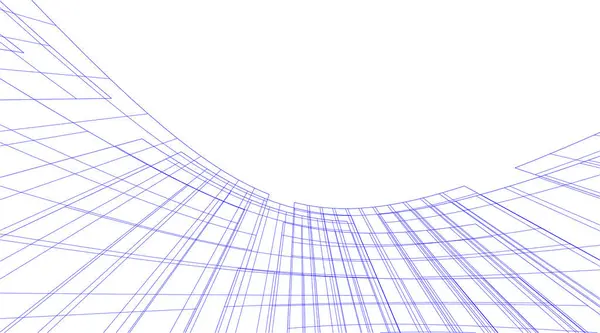 3D内衬建筑艺术 数码壁纸 — 图库矢量图片