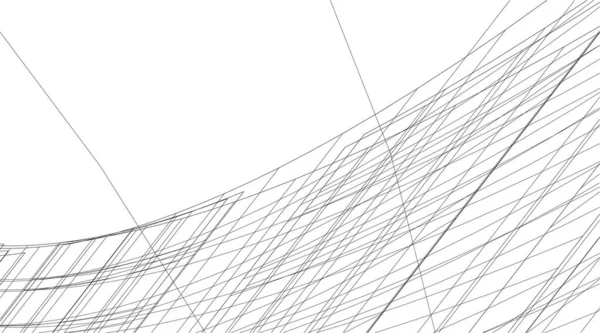 3D内衬建筑艺术 数码壁纸 — 图库矢量图片