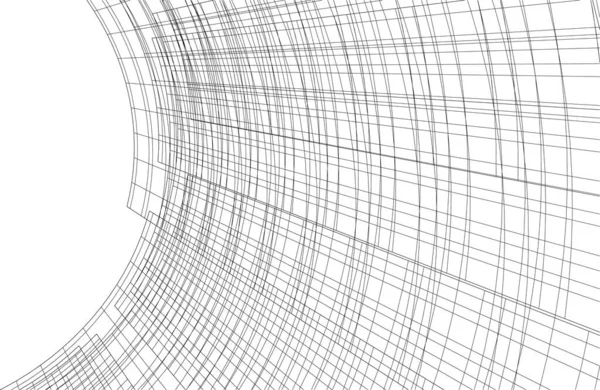 3D内衬建筑艺术 数码壁纸 — 图库矢量图片