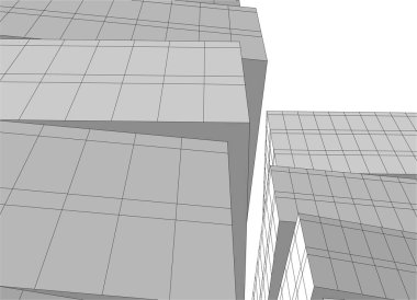 astarlı 3D mimari sanat, dijital duvar kağıdı