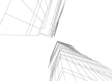 astarlı 3D mimari sanat, dijital duvar kağıdı