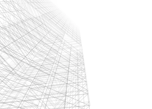 Ausgekleidete Architekturkunst Digitale Tapete — Stockfoto
