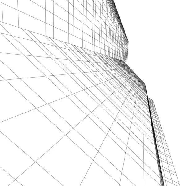 建築美術 デジタル壁紙 — ストックベクタ